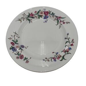 Vintage Chop Plate by Wedgwood in Devon Sprays Bone China 13.25"